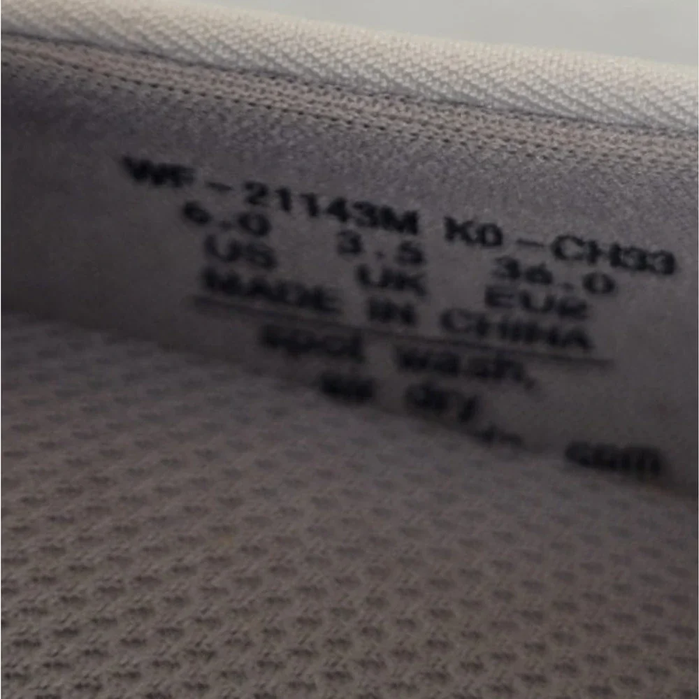 Keds Ticket‎ Ball WF21143 Light Gray Slip On Ballet Flats Womens 7.5 M